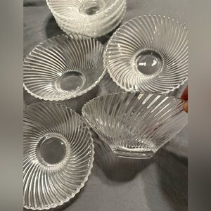 4 Nachtmann Samba Schale Glass Bowl. 6” “Dancing Stars”